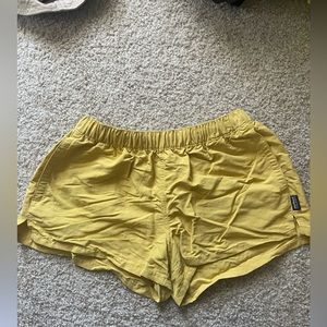 Patagonia Baggies 2 inch Yellow Shorts